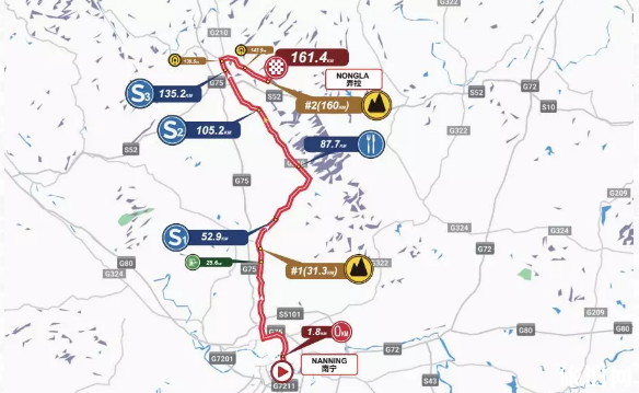 2019环广西自行车世界巡回赛各个赛段时间+路线