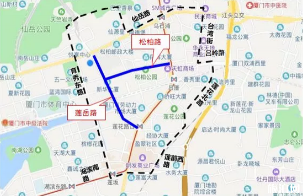 2019厦门施工交通管制路段+时间