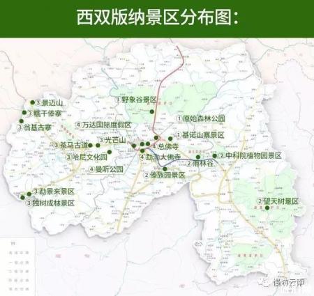 西双版纳气候特点 西双版纳景点分布图
