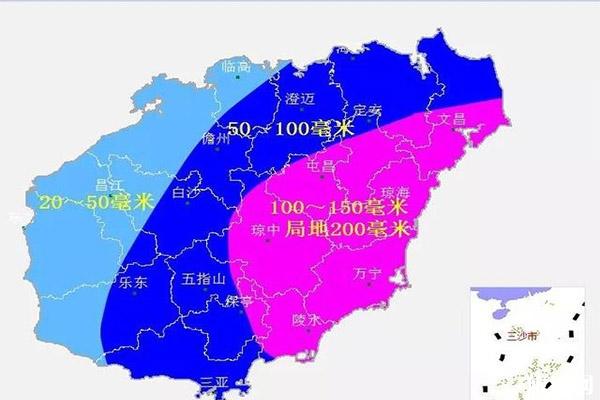 臺風麥德姆路徑概率預告圖 臺風麥德姆對海南有影響嗎