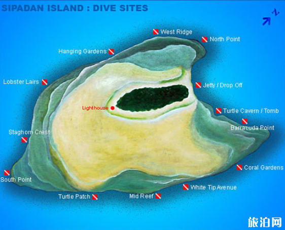 马来西亚西巴丹岛潜水据点汇总