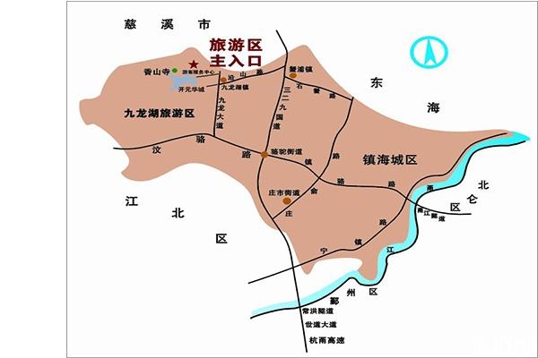 宁波九龙湖风景区游玩项目收费 门票+观光车+游船+地图