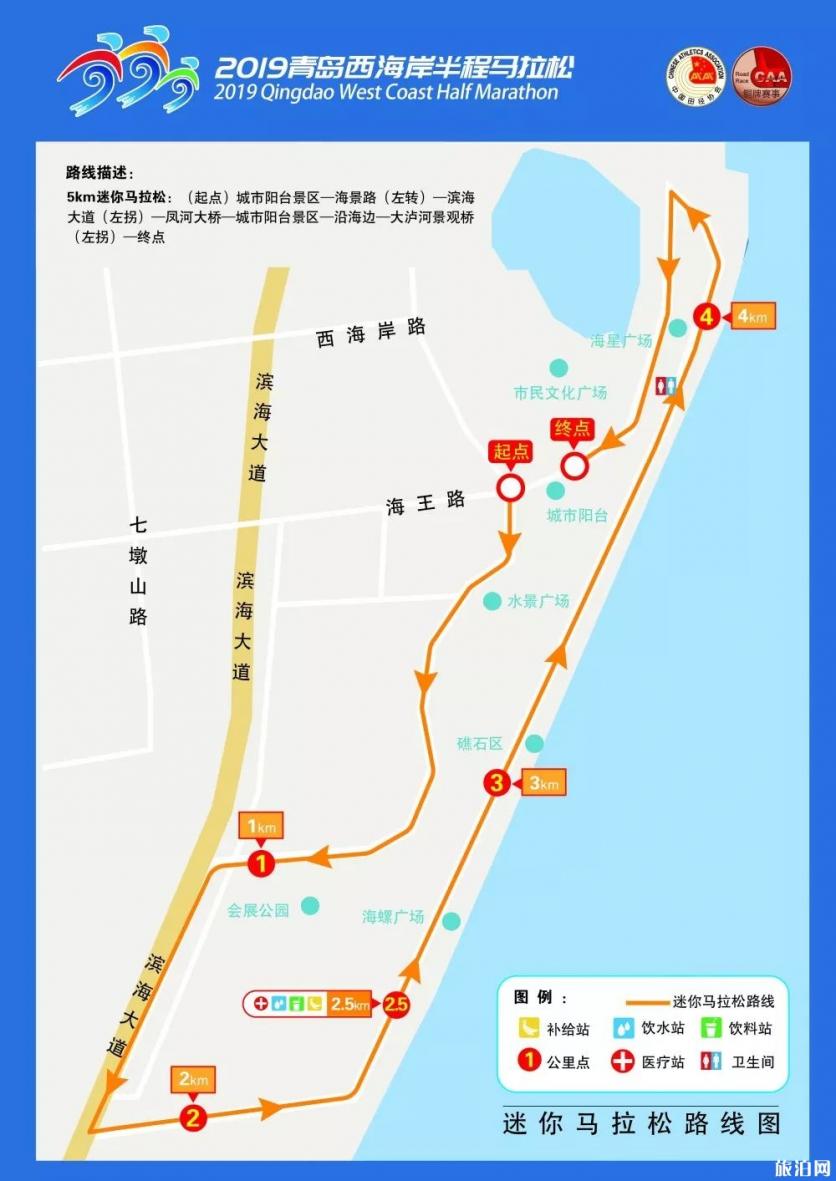 2019青岛西海岸新区马拉松比赛线路+时间地点+报名入口