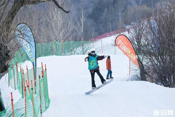 万科松花湖滑雪场雪道地图 滑雪滑道选择