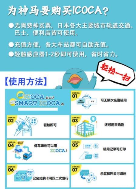 日本关西旅游交通攻略 ICOCA卡怎么用