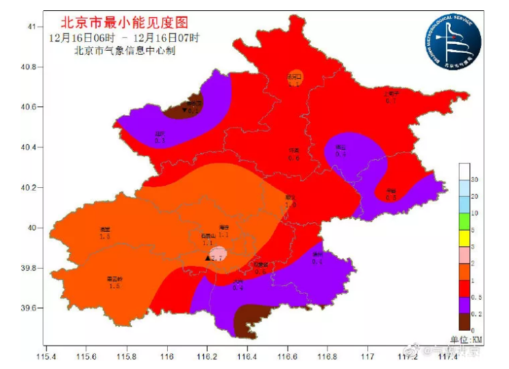 12月16日北京因暴雪關閉景點名單