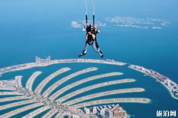 迪拜棕榈岛跳伞费用 迪拜棕榈岛跳伞高度多少米