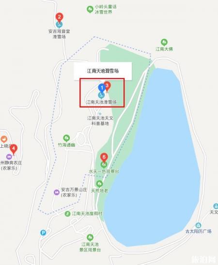吉安江南天池滑雪场在哪里 吉安江南天池滑雪场怎么去