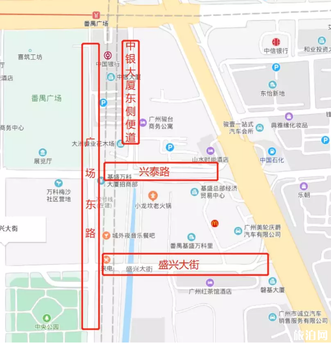 2020年广州迎春花市交通管制时间和路段