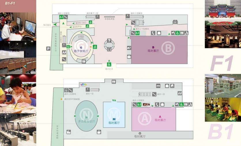 首都博物馆导览图-平面图高清版