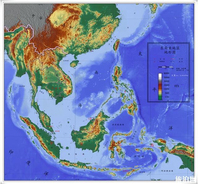 ​马六甲海峡地图 ​马六甲海峡地理位置介绍