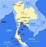 2023泰国地图中文版高清