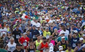 洛杉矶马拉松正常开跑 27000名选手参赛