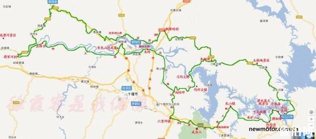 环丹江口水库公路攻略及路线