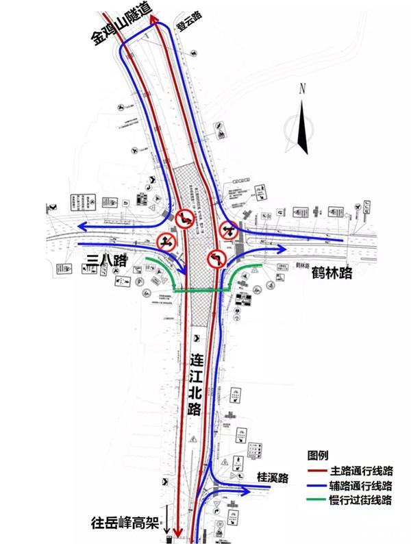 鹤林高架桥施工交通管制 3月13日起福州调整公交线路