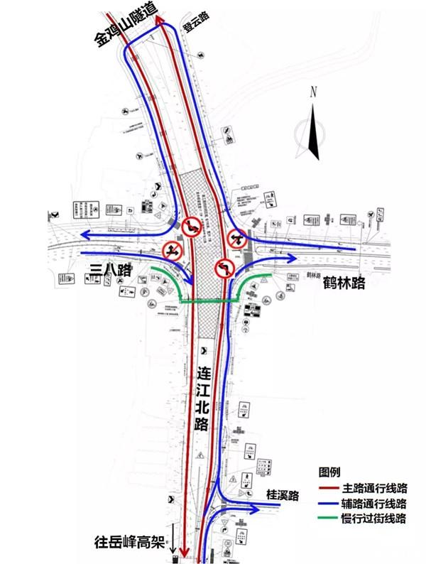 鶴林高架橋施工交通管制 3月13日起福州調整公交線路