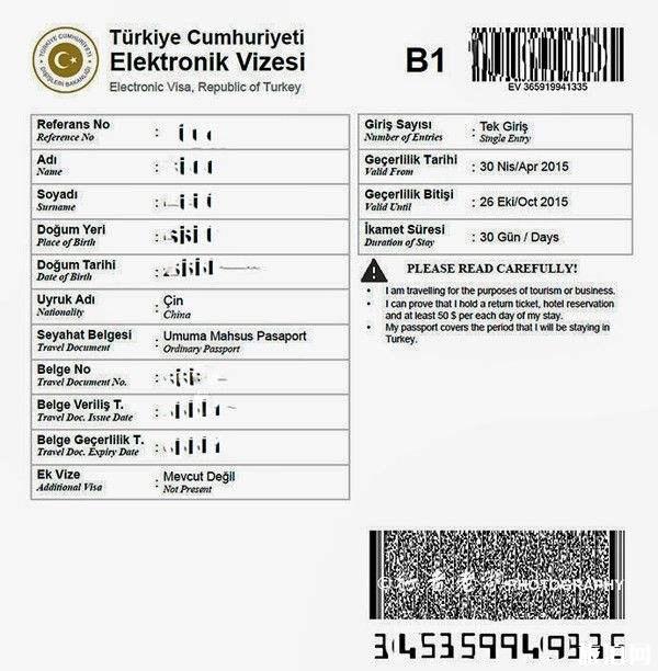 土耳其电子签证怎么办理