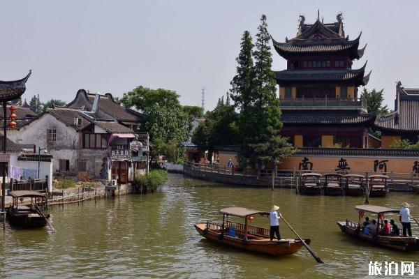 30—下午16:30春暖花开,上海青浦区的朱家角古镇旅游景区部分景点将