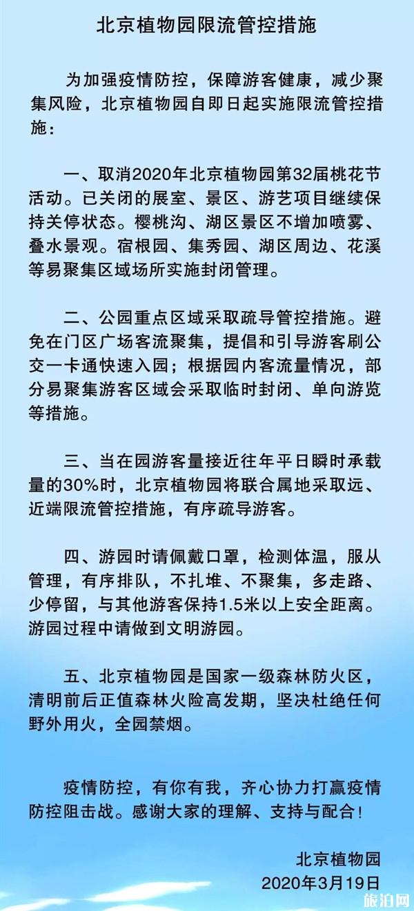 2020北京恢复开放的公园名单及开放时间