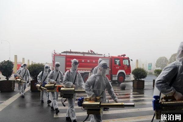 湖北宜昌三峡机场全面消杀 解封了吗