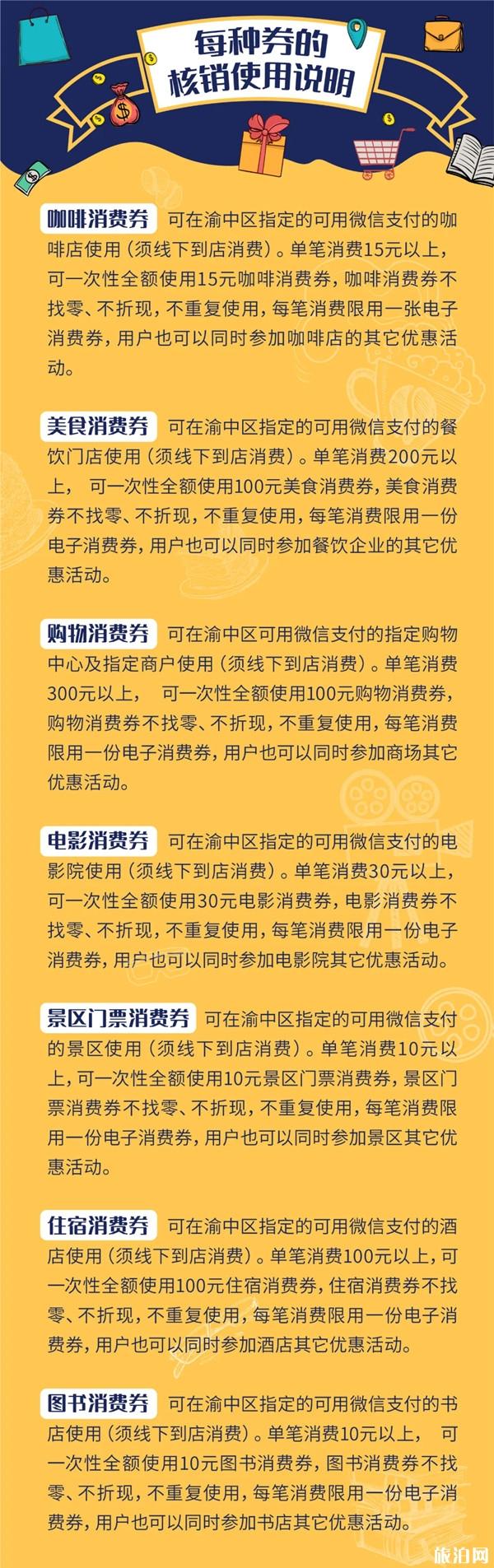 2020重庆渝中区春夏消费季消费券预约流程及发放方式-使用方式