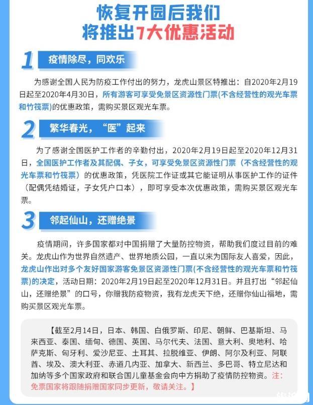 2020江西鹰潭龙虎山开放景区有哪些-优惠政策