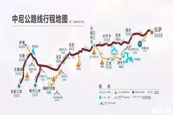 入藏公路哪条路最好 附地图