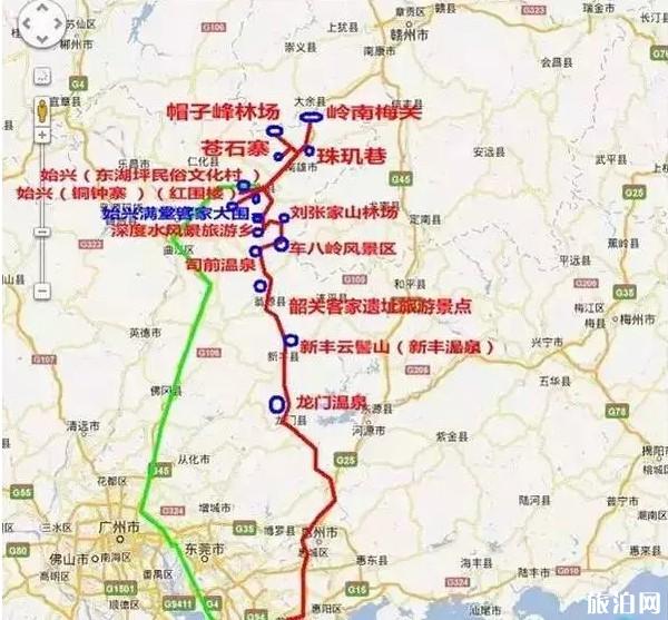 广东省道S244是从哪儿到哪儿 沿途景点-线路景点地图
