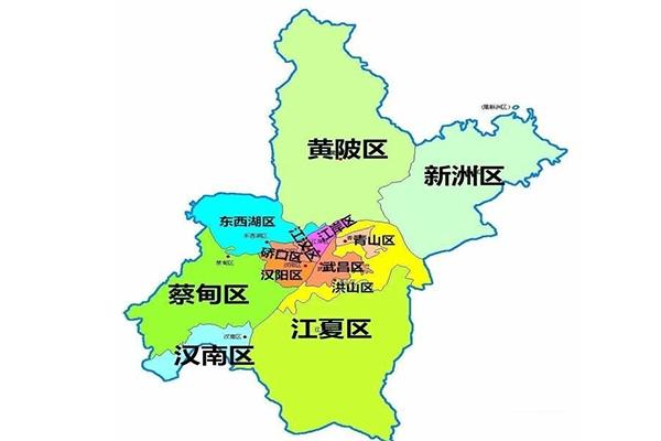 武汉市区是哪几个区 哪里是市中心