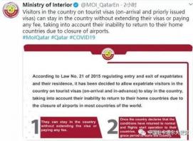 2020卡塔尔签证最新政策