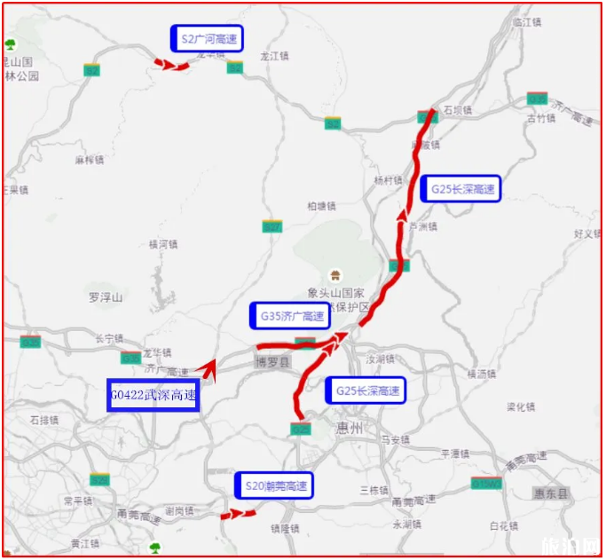 2020五一惠州景區(qū)景點擁堵預(yù)測及高速擁堵路段-繞行指南