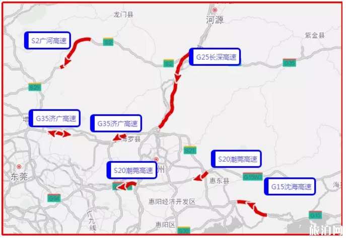 2020五一惠州景區(qū)景點擁堵預(yù)測及高速擁堵路段-繞行指南