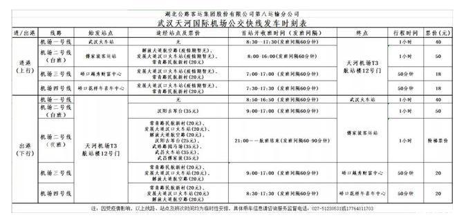 天河机场公交快线票价和时刻表和路线