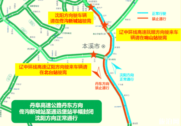 6月辽宁施工高速封闭路段及绕行指南
