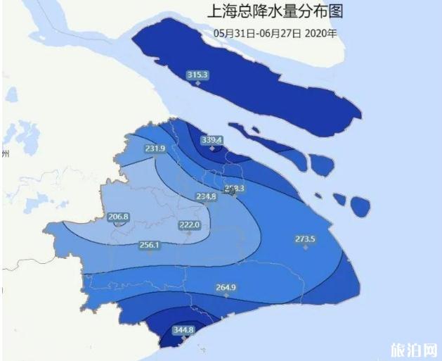 2020年六月上海暴雨持续什么时候