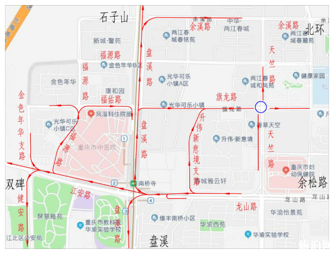 重慶南橋寺立交橋通車時(shí)間及周邊道路調(diào)整狀況