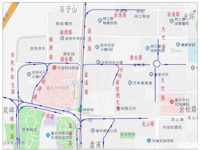 重慶南橋寺立交橋通車時(shí)間及周邊道路調(diào)整狀況