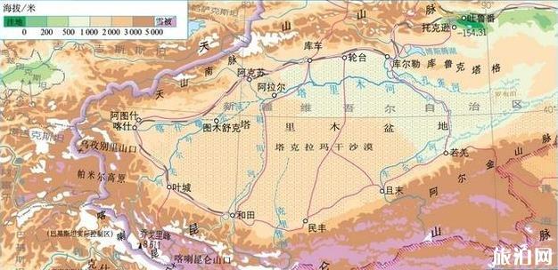 塔里木盆地環形鐵路旅游路線