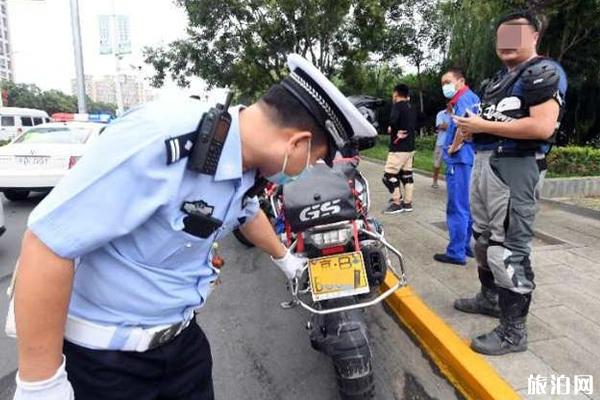 北京門頭溝摩托車禁行路段