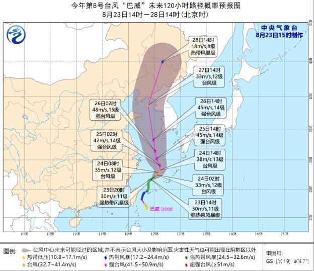 2020台风巴威对上海影响 上海天气