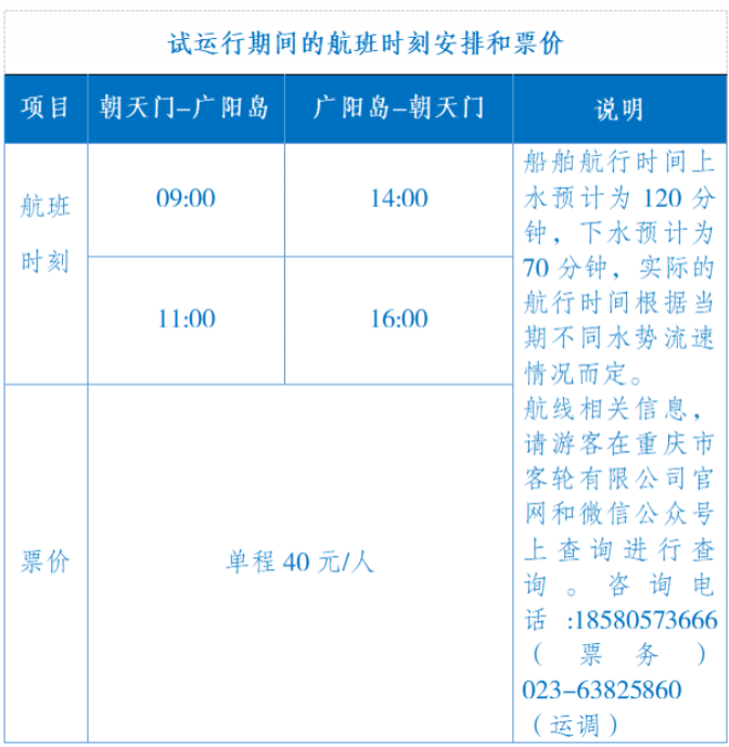 重慶廣陽島有哪些景點 朝天門至廣陽島觀光航線票價及路段