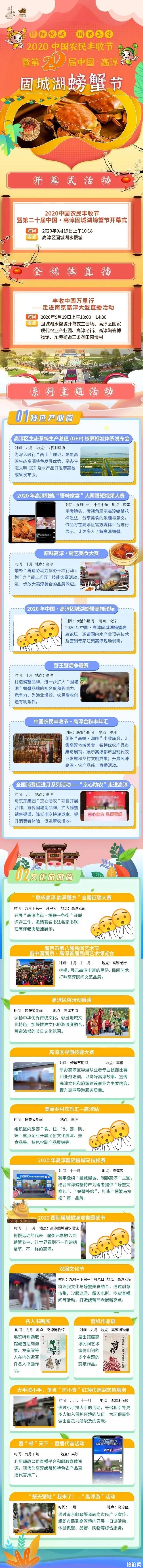 2020南京固城湖螃蟹节时间及活动详情