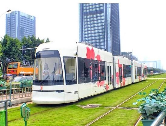 2020年9月26日广州黄埔有轨电车1号线全线通车运行