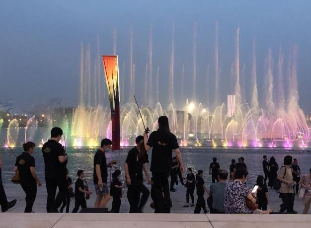 天津文化中心喷泉开放时间2020