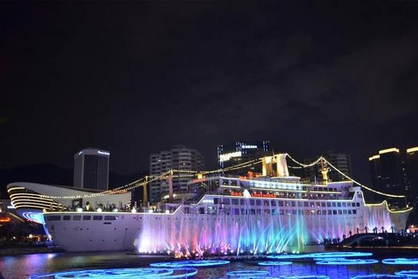深圳欢乐港湾音乐喷泉在哪里 喷泉什么时候开