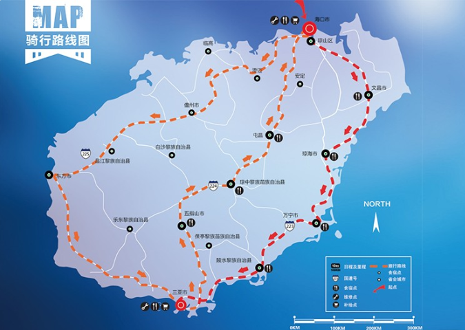 骑行海南岛线路有哪些海南岛东线最佳旅游路线