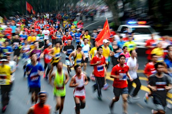 11月22日中国马拉松精英排名赛交通管制路段
