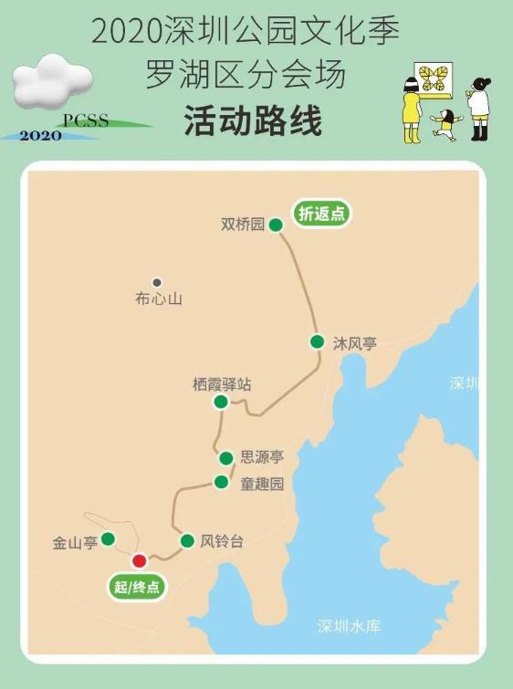 2020深圳公园淘金山荧光夜跑活动时间及线路