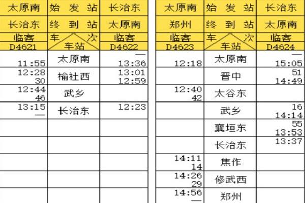 郑太高铁途径站点有哪些 郑太高铁最新时刻表