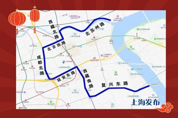 2021上海跨年交通管制时间及管制路段